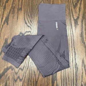 Gymshark Leggings Women’s Small Black Energy Seamless High Rise Compression